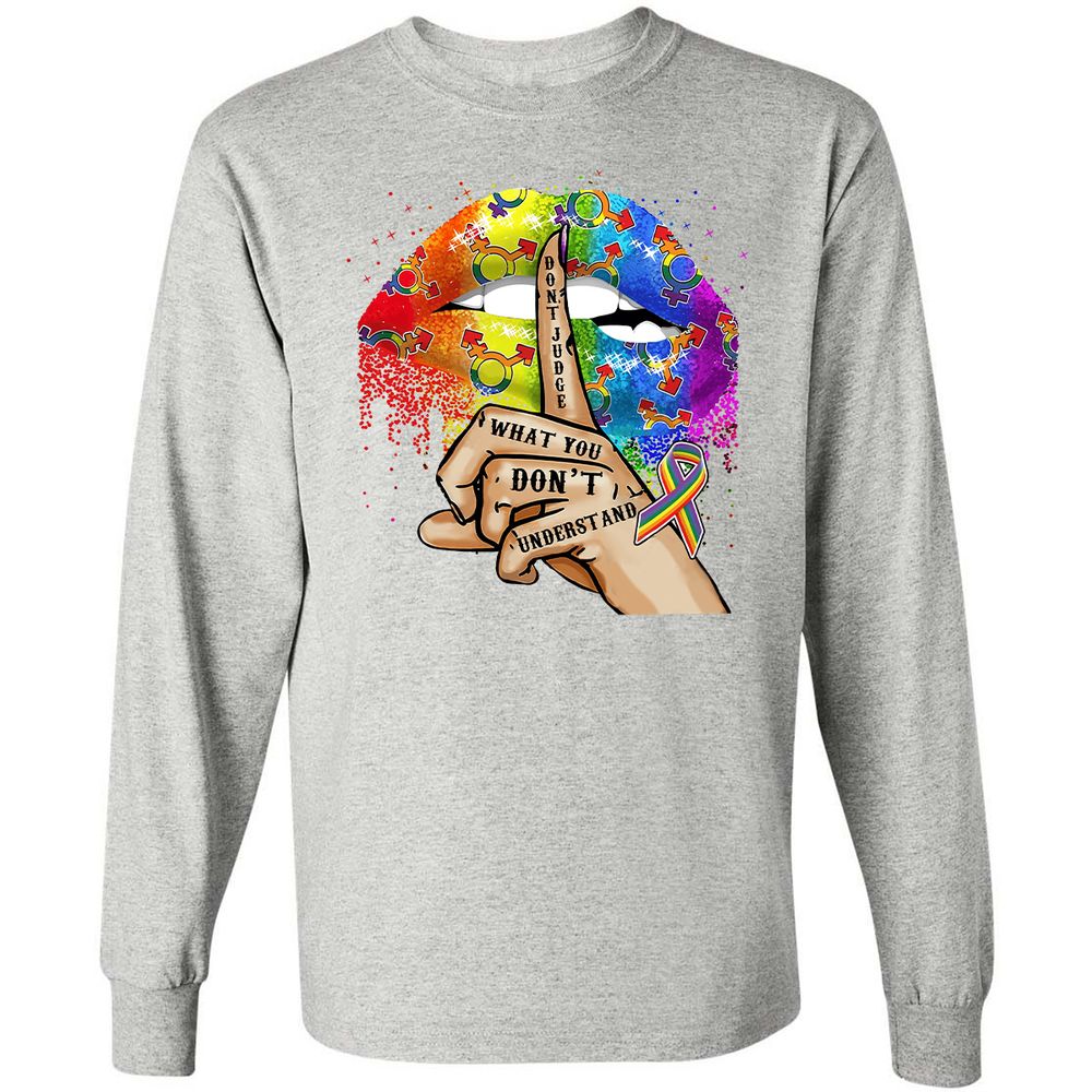 Long Sleeve T-Shirt - 3PMGS1HQ - Ash - 5
