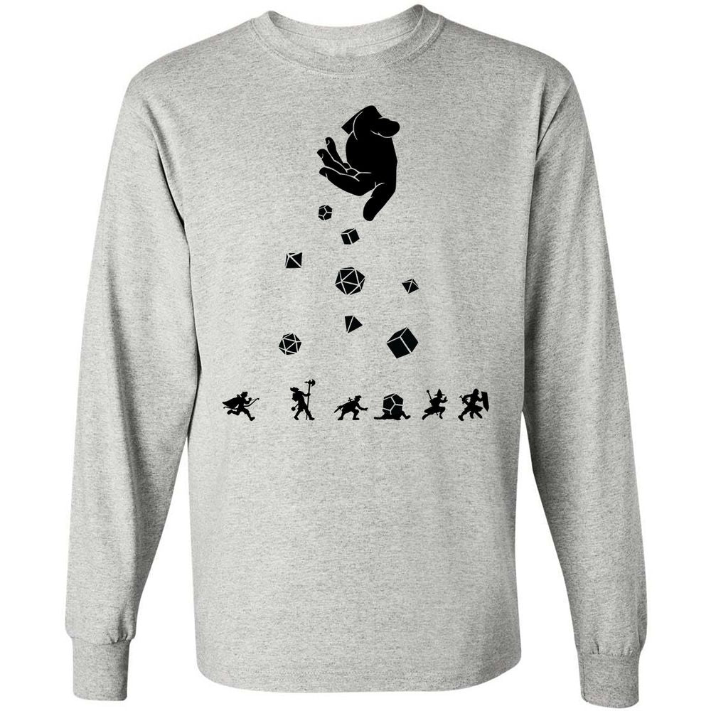 Long Sleeve T-Shirt - 14D9L98W - Ash - 5