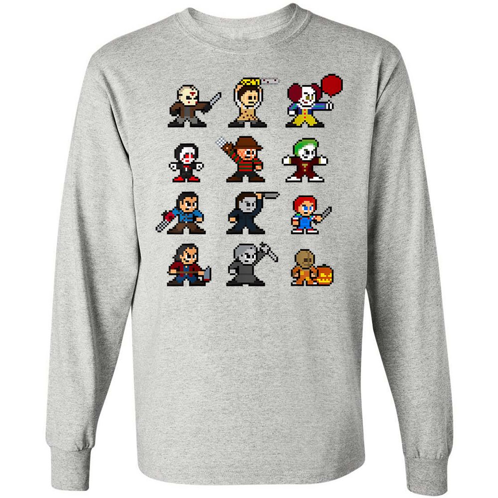 Long Sleeve T-Shirt - HXQTA5MV - Ash - 5