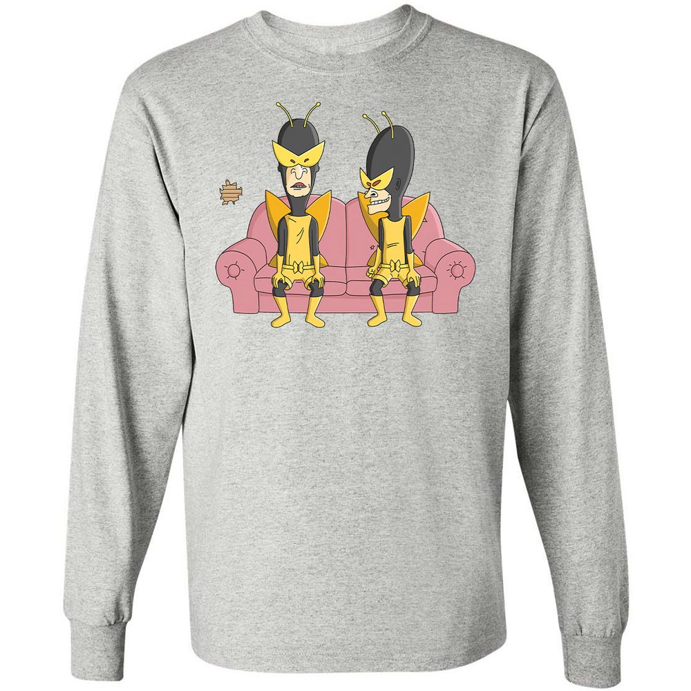 Long Sleeve T-Shirt - 7WZNLW47 - Ash - 5
