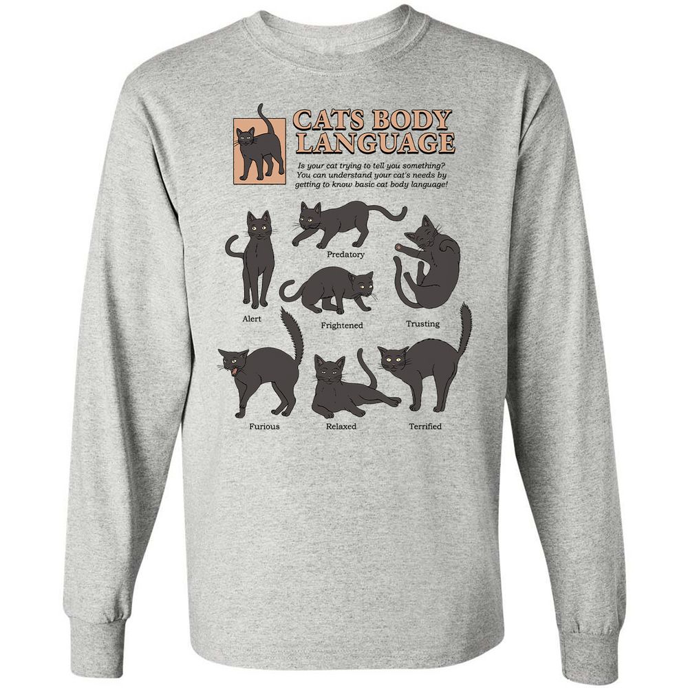 Long Sleeve T-Shirt - WLM4MV9J - Ash - 5