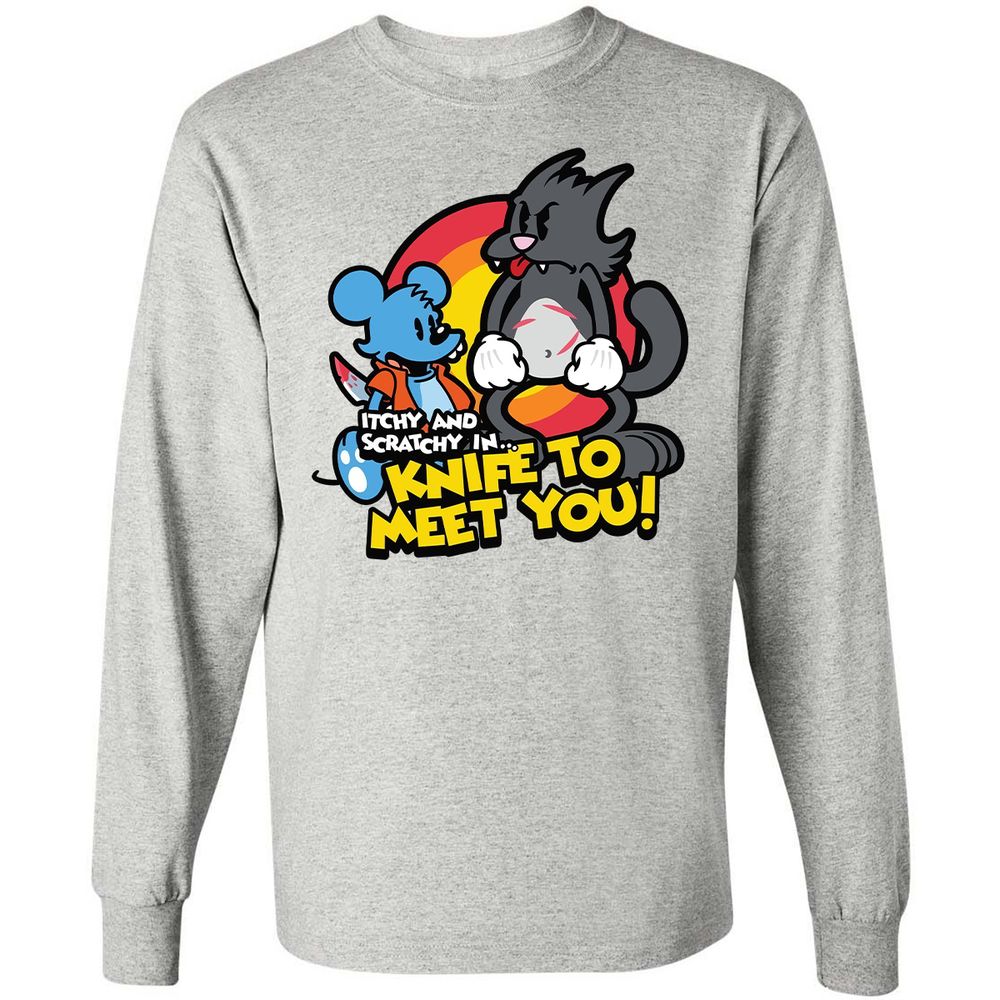 Long Sleeve T-Shirt - Y6GZ2438 - Ash - 5