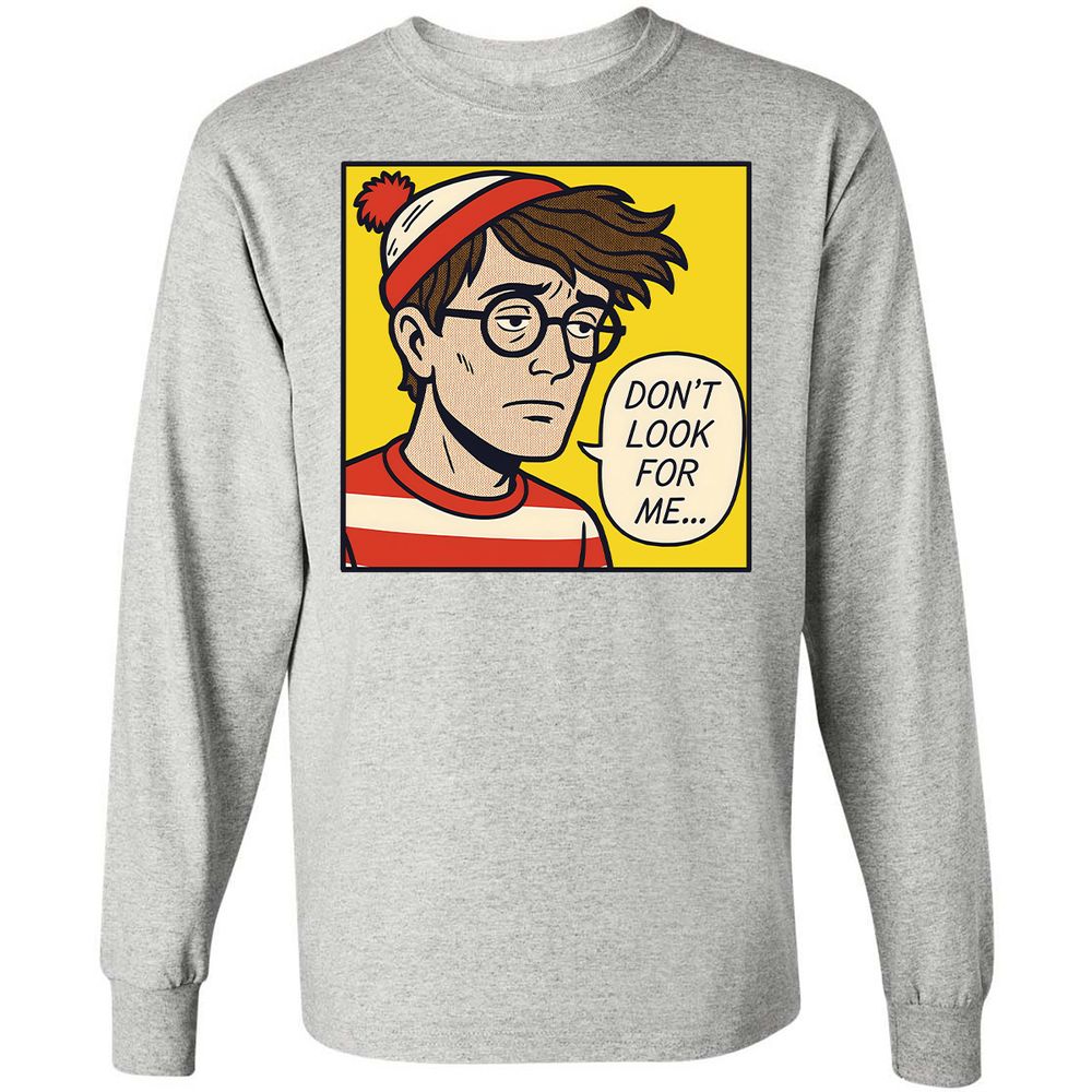 Long Sleeve T-Shirt - NQSVM9PG - Ash - 5