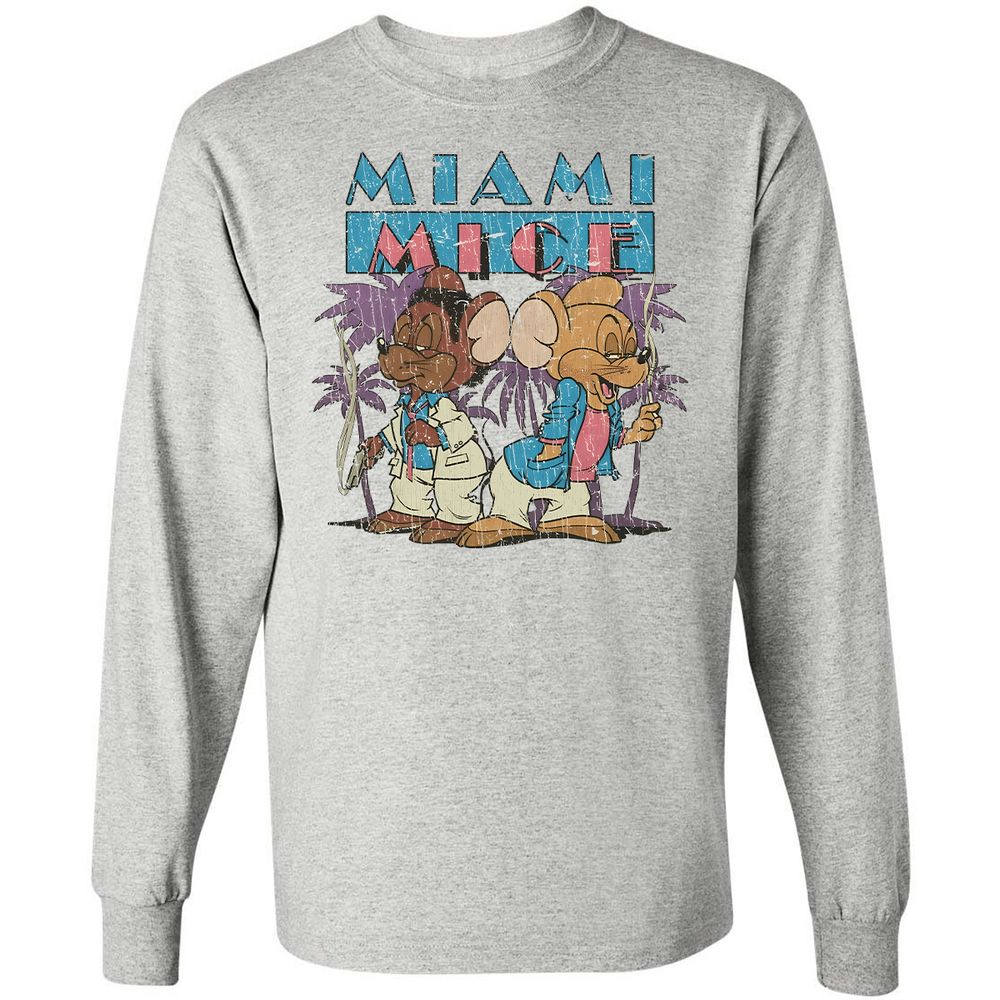 Long Sleeve T-Shirt - 7FEKQFJ3 - Ash - 5