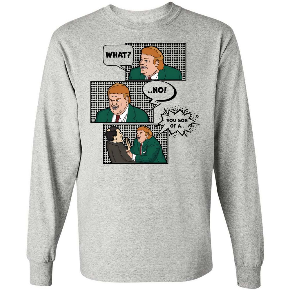 Long Sleeve T-Shirt - WTS3KJ95 - Ash - 5