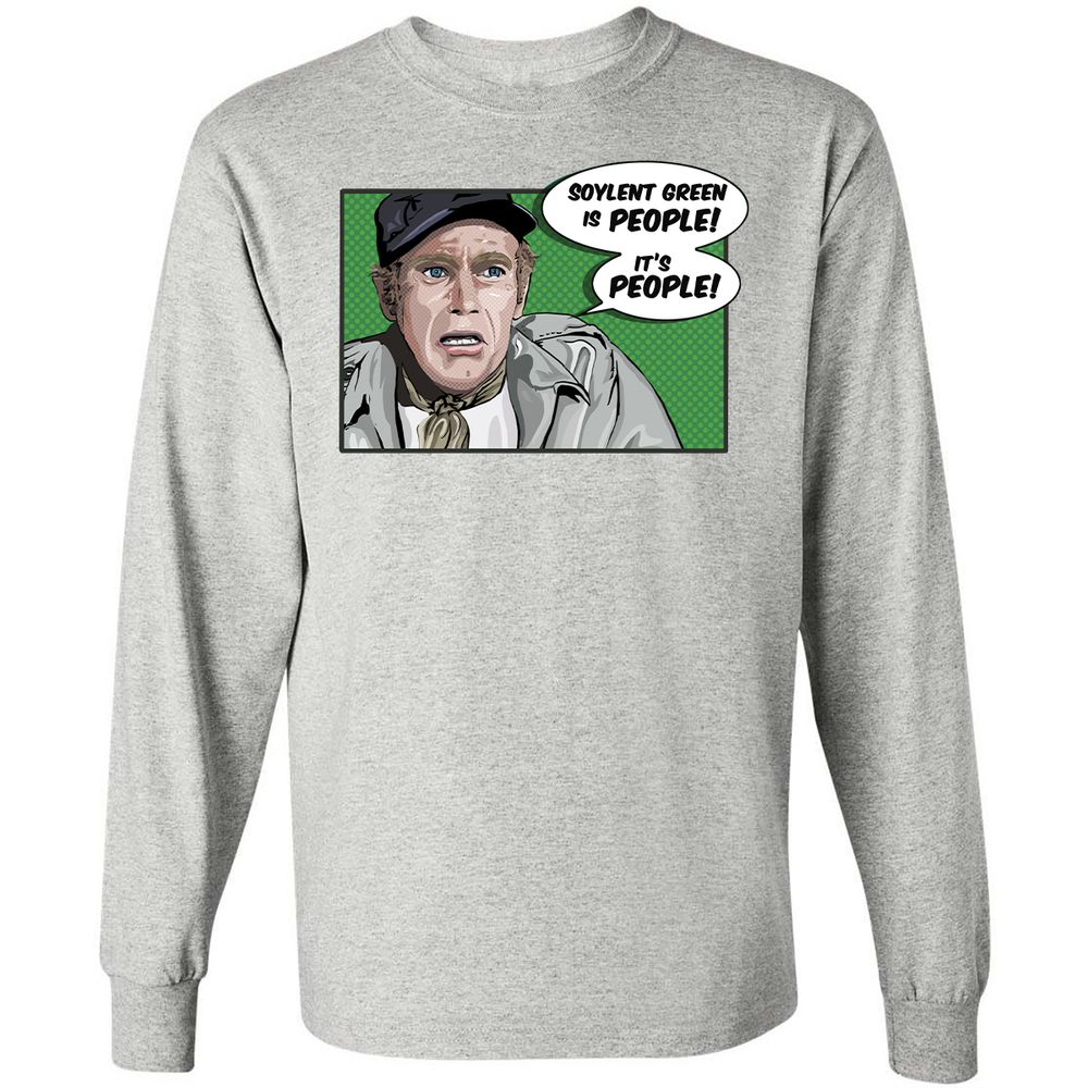 Long Sleeve T-Shirt - NUJ542B9 - Ash - 5