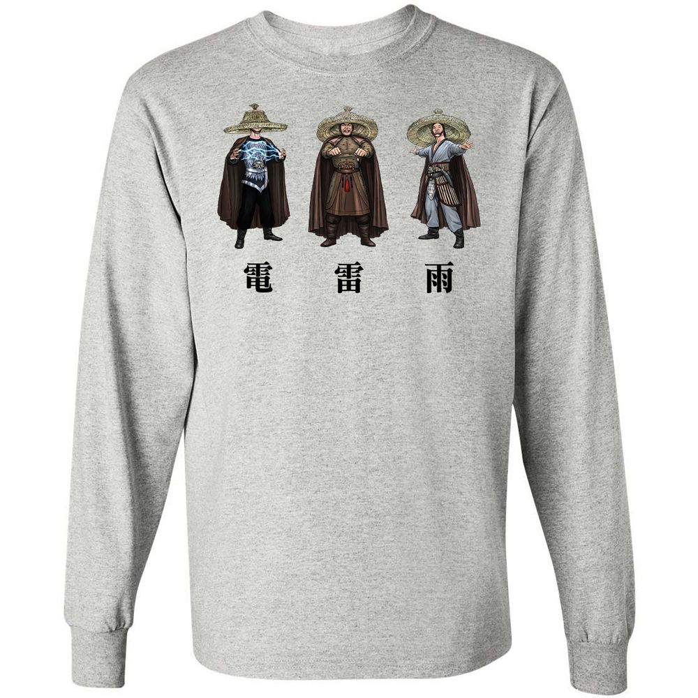 Long Sleeve T-Shirt - L8UP13FV - Ash - 5