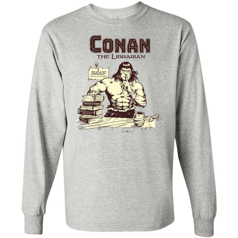 Long Sleeve T-Shirt - 4THUSR1L - Ash - 5