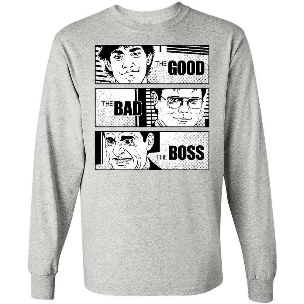 Long Sleeve T-Shirt - 8347BQJ3 - Ash - 5