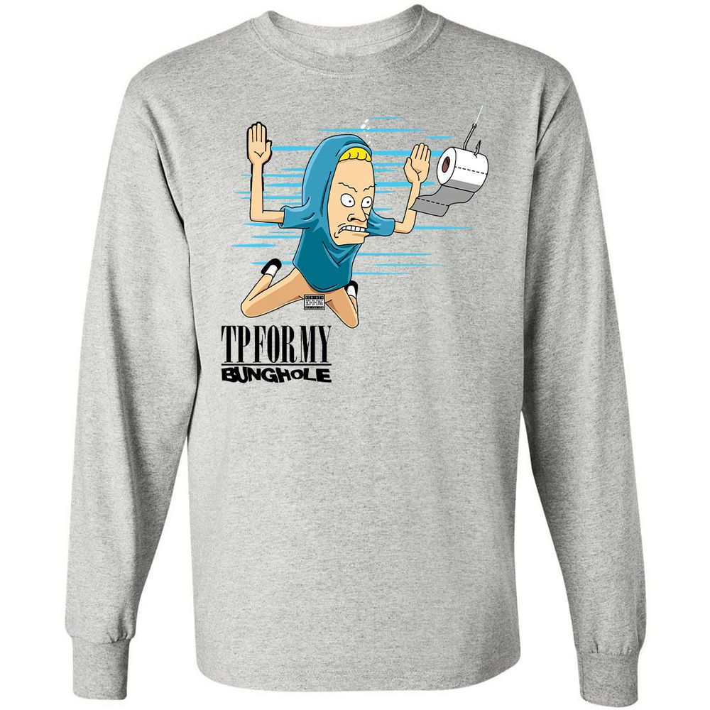Long Sleeve T-Shirt - U16ZMFWJ - Ash - 5