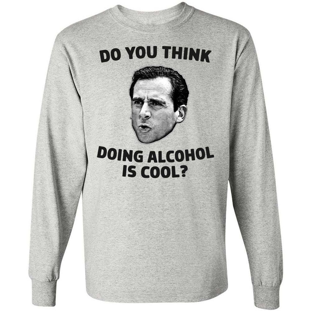 Long Sleeve T-Shirt - 4G69ZJWV - Ash - 5