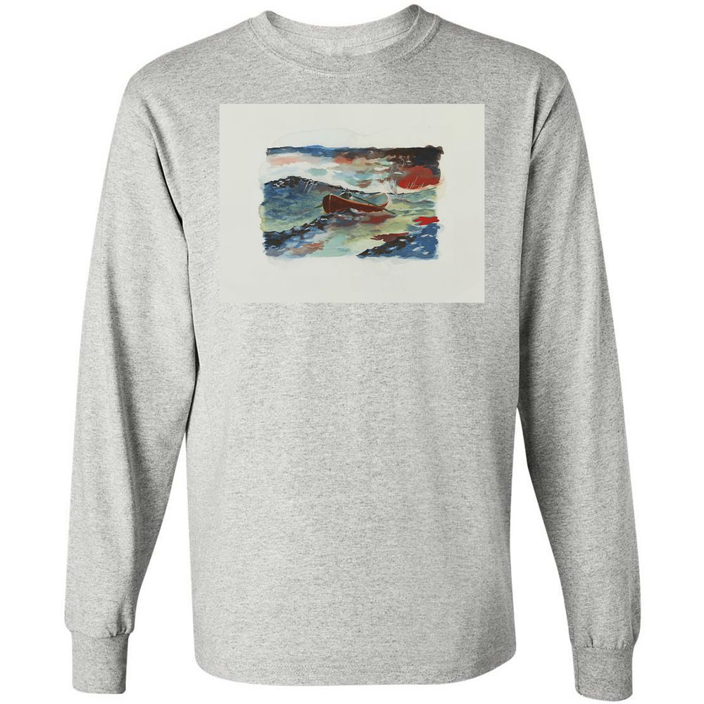 Long Sleeve T-Shirt - THWHP773 - Ash - 5