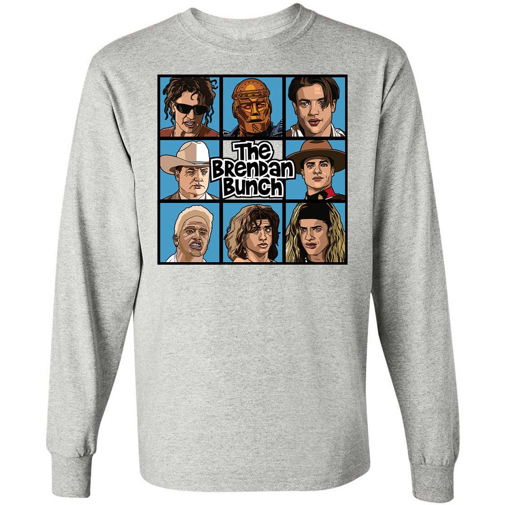 Long Sleeve T-Shirt - M3KZMVQQ - Ash - 5