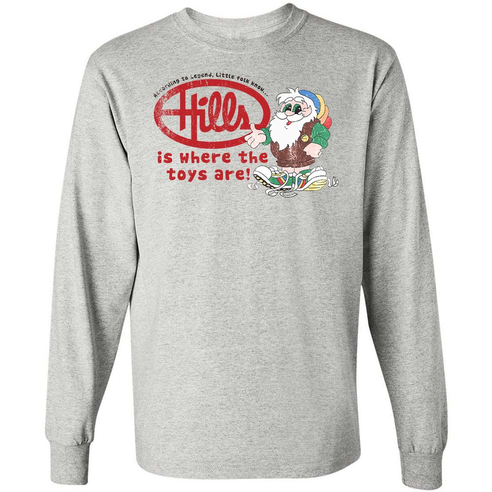 Long Sleeve T-Shirt - QBZM8DAE - Ash - 5