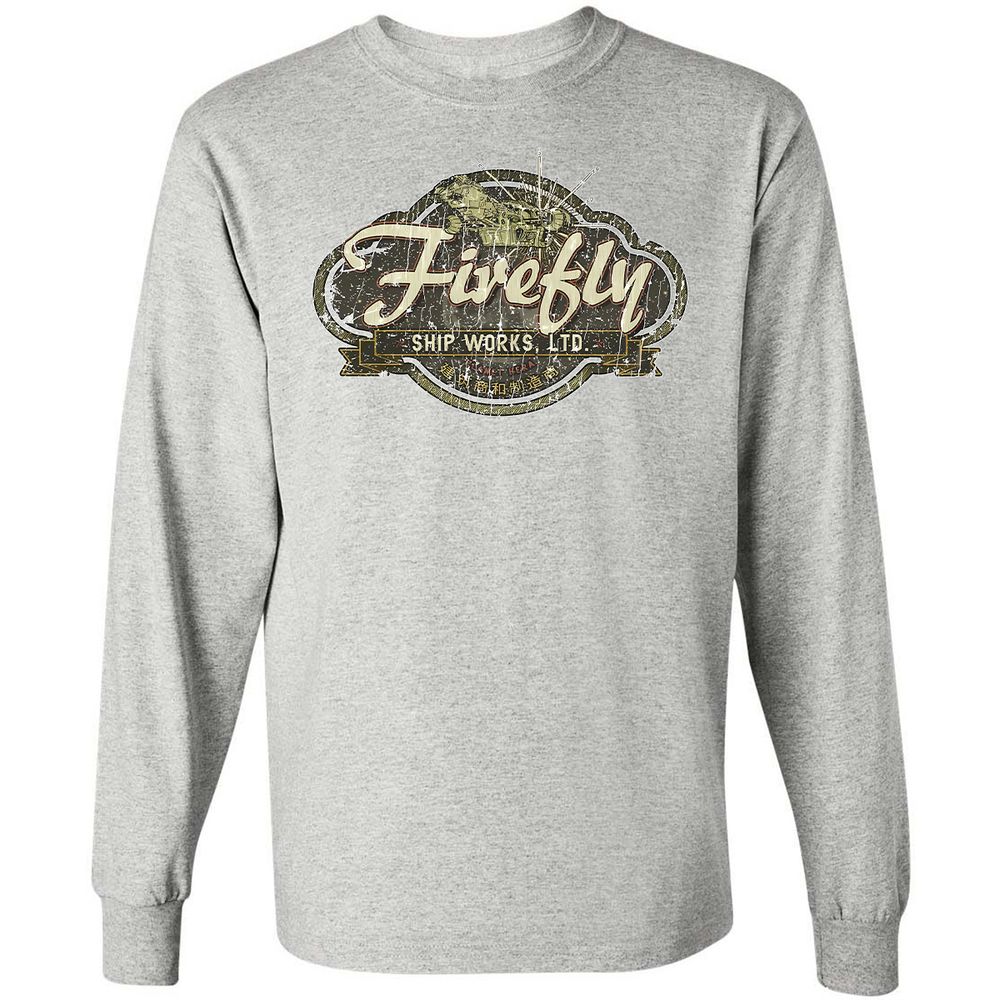 Long Sleeve T-Shirt - VFHEMRF8 - Ash - 5