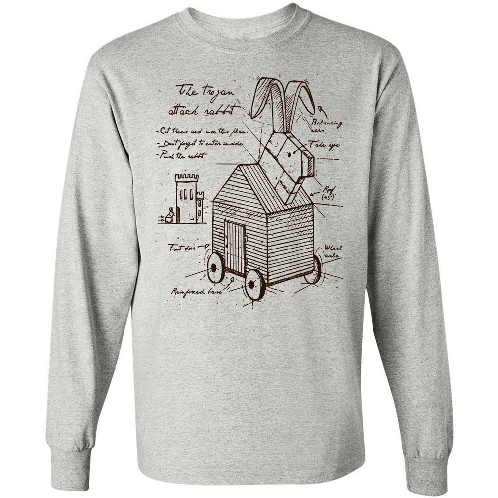 Long Sleeve T-Shirt - 8H9NA3BT - Ash - 5