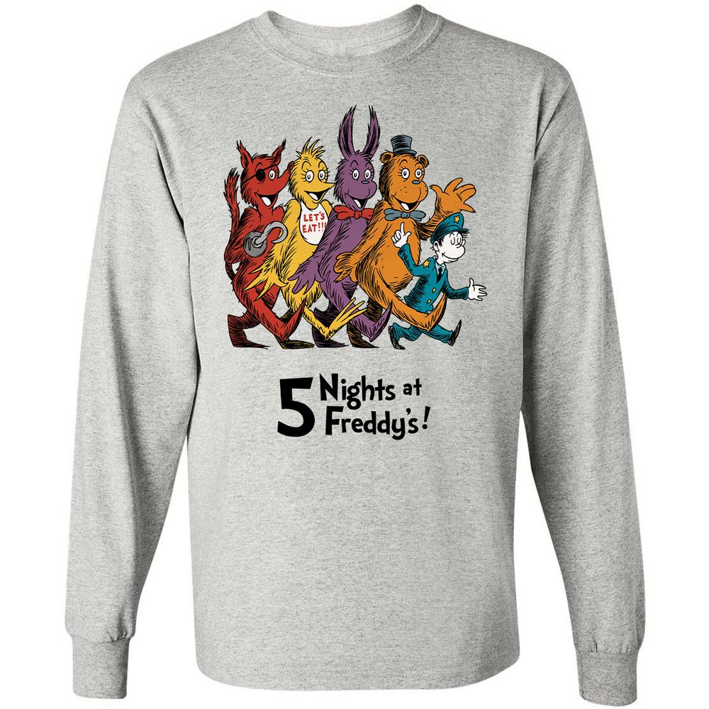 Long Sleeve T-Shirt - A1F4P4XP - Ash - 5