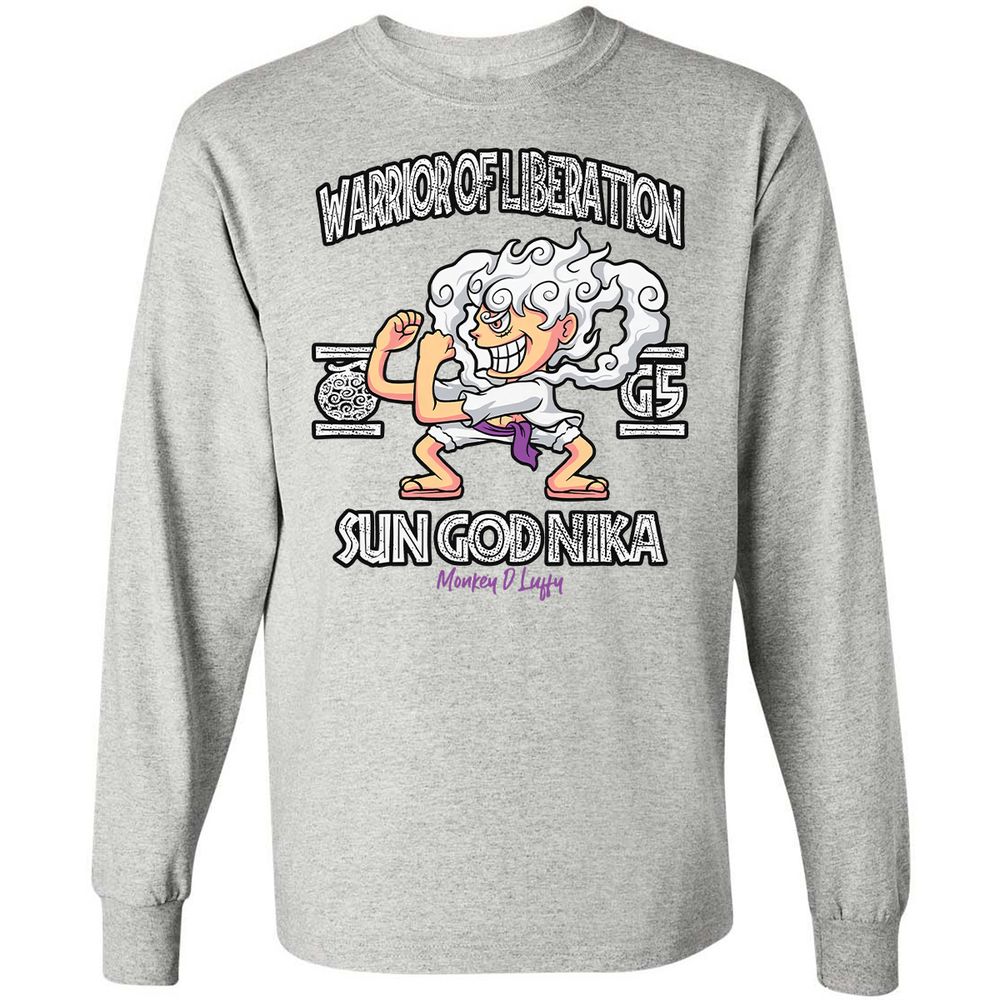 Long Sleeve T-Shirt - LJCB5WK6 - Ash - 5