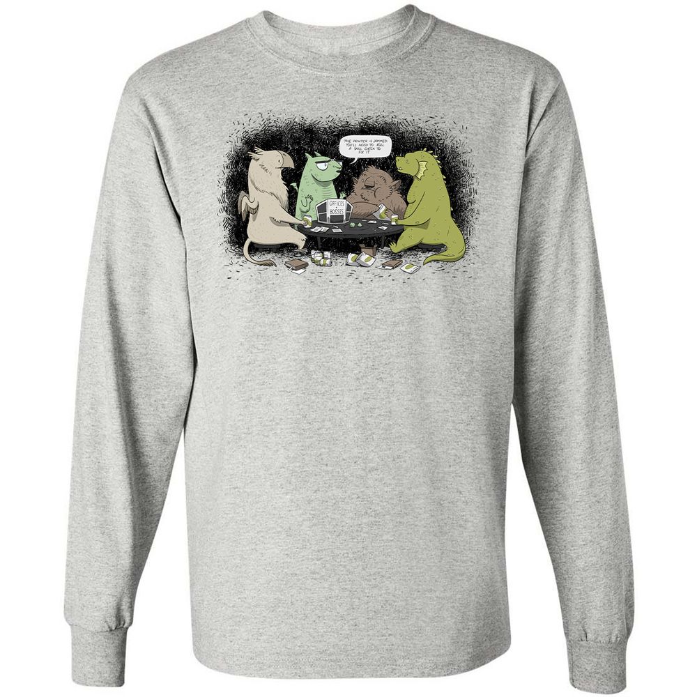 Long Sleeve T-Shirt - BKELXVGW - Ash - 5