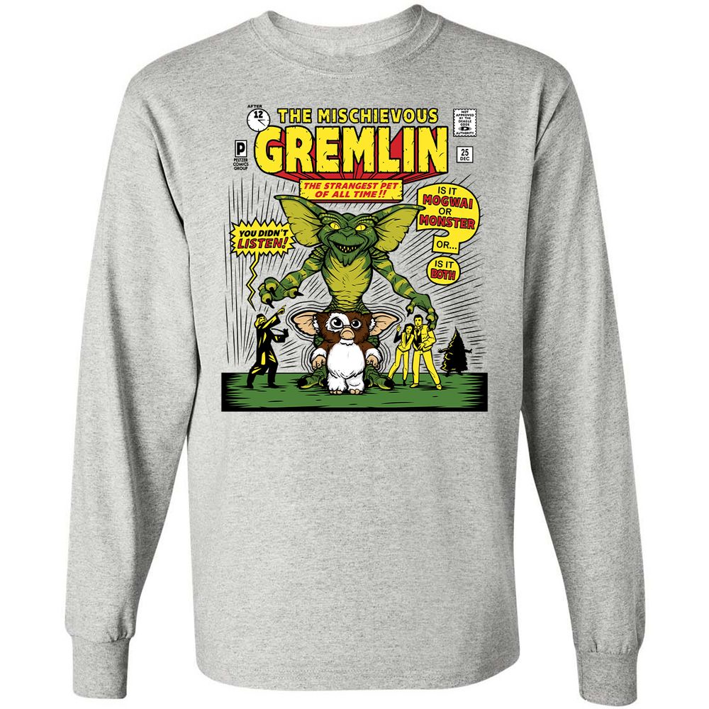 Long Sleeve T-Shirt - 4YDMUJAS - Ash - 5