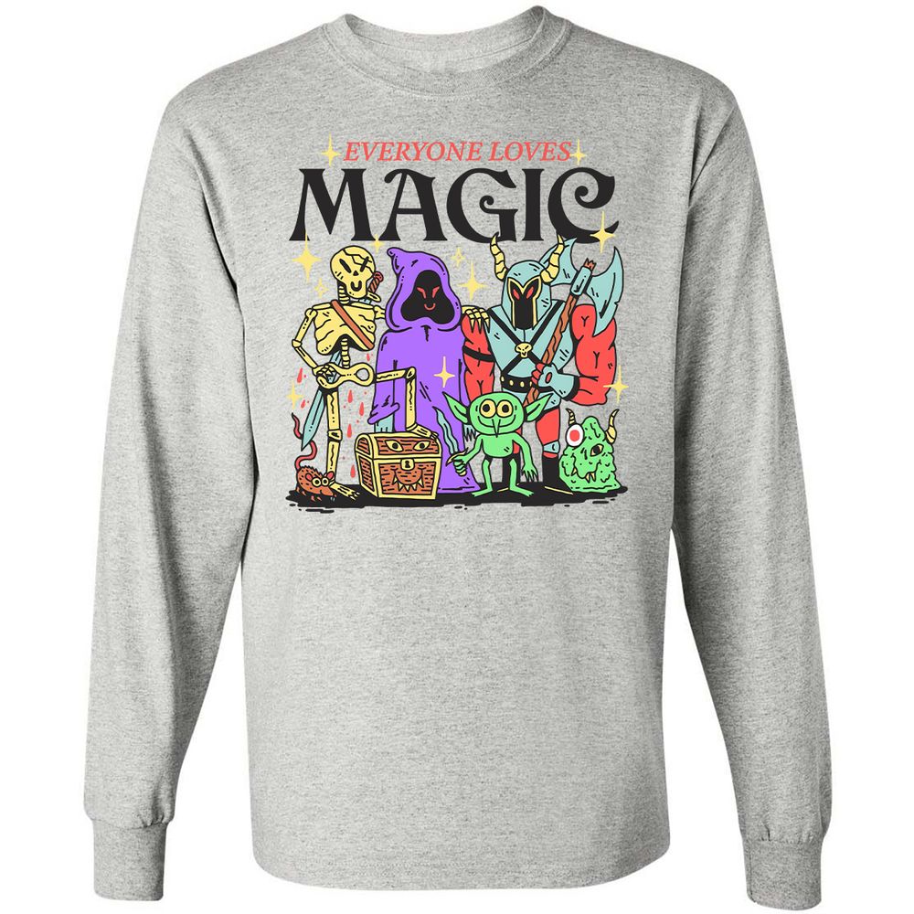 Long Sleeve T-Shirt - 5MXH43JL - Ash - 5