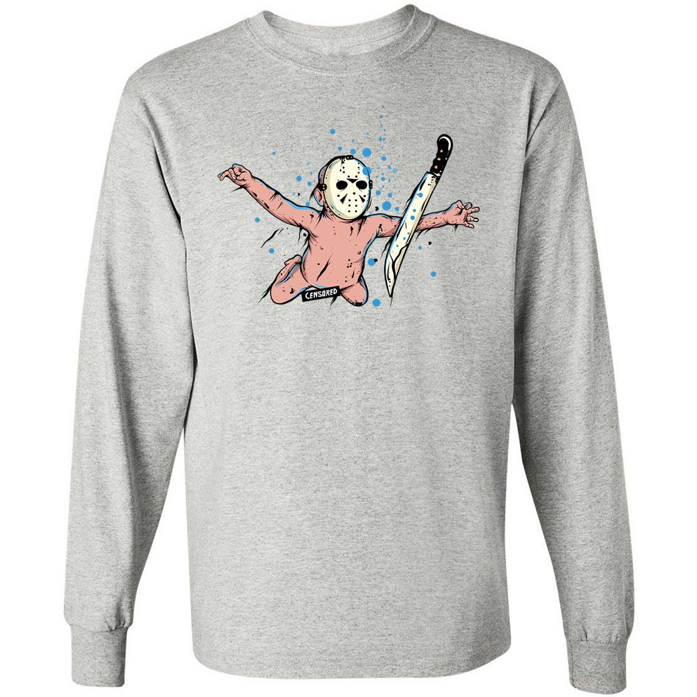 Long Sleeve T-Shirt - W9ME9T98 - Ash - 5