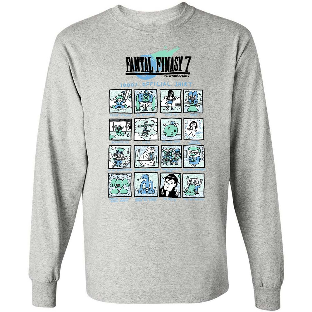 Long Sleeve T-Shirt - PEMHH2B4 - Ash - 5