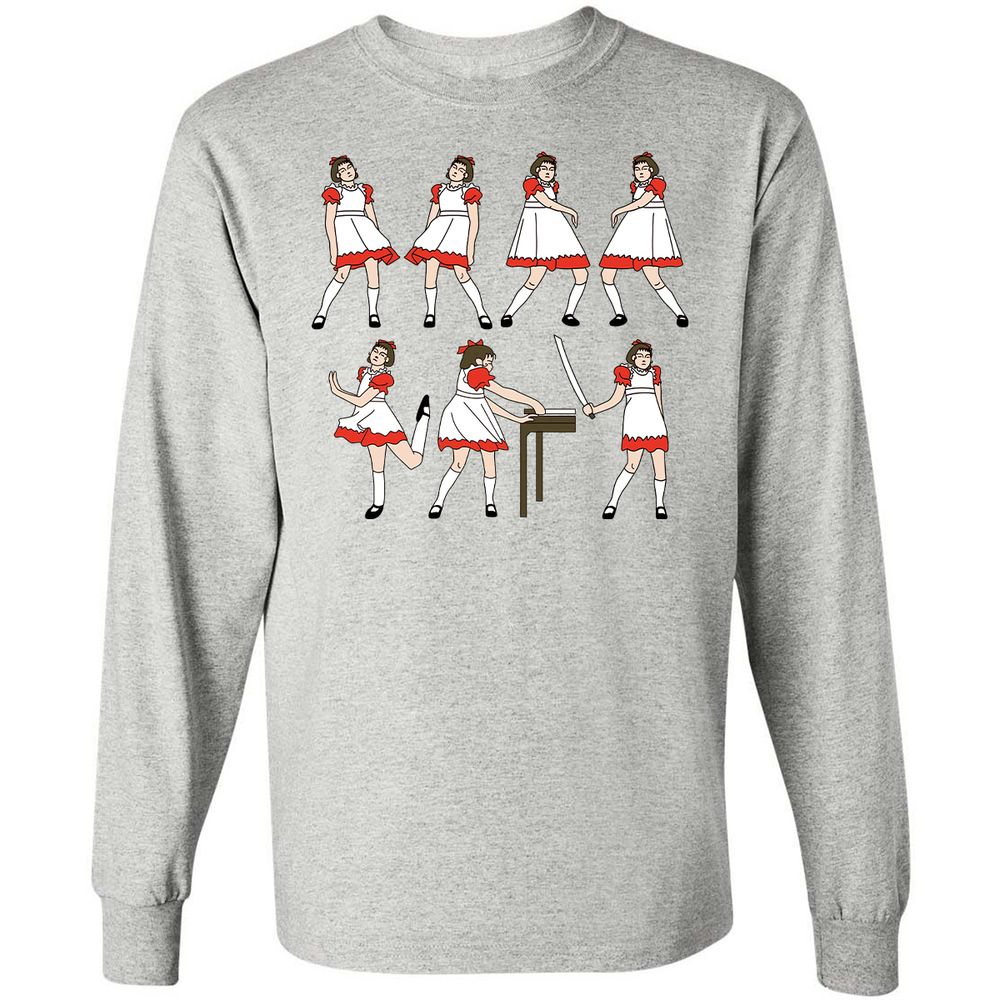 Long Sleeve T-Shirt - MV3R58T4 - Ash - 5