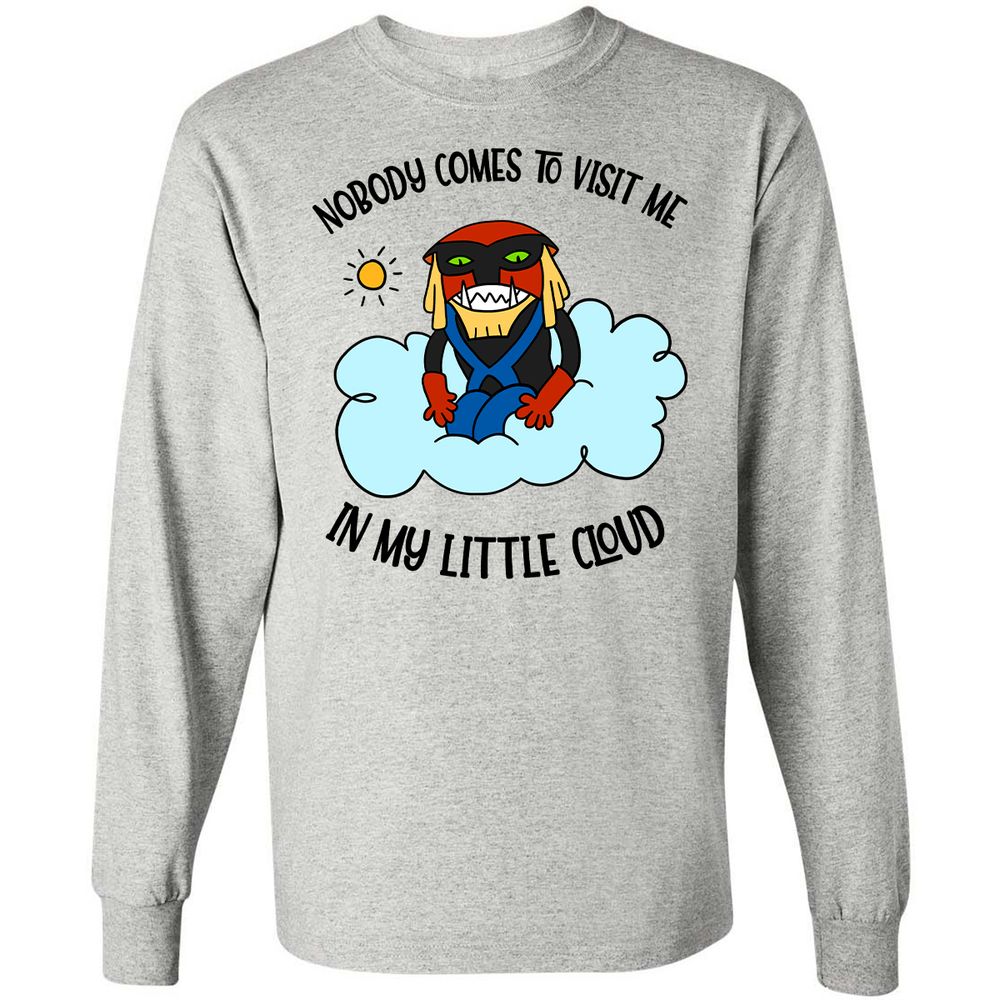 Long Sleeve T-Shirt - JFAGZMTR - Ash - 5