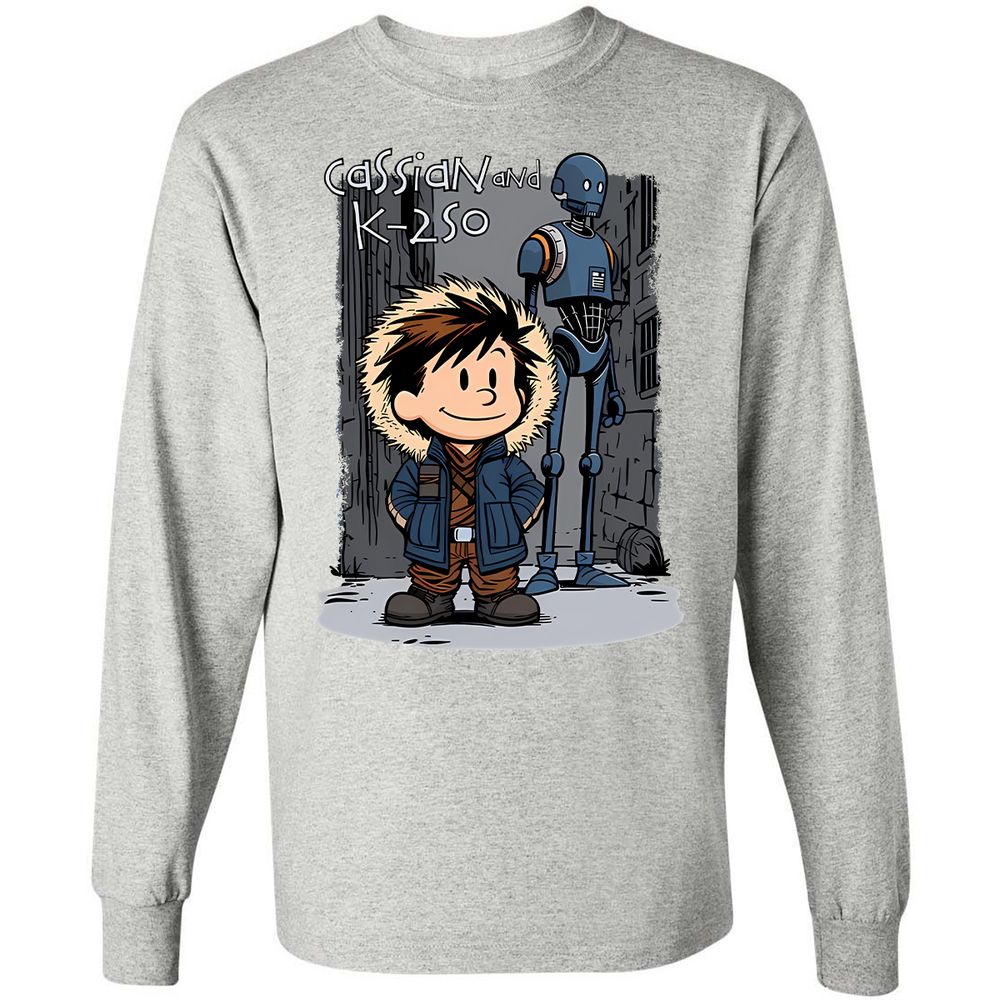 Long Sleeve T-Shirt - ZD2MUR12 - Ash - 5