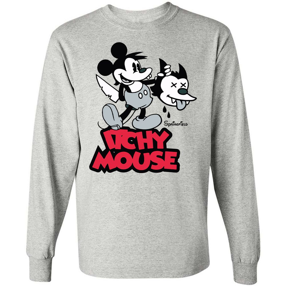 Long Sleeve T-Shirt - SEZ6XQBT - Ash - 5