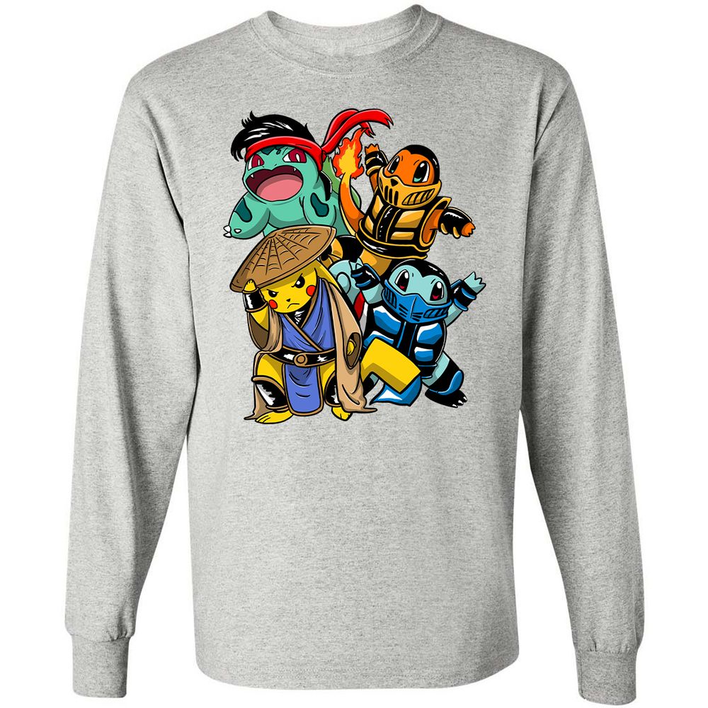 Long Sleeve T-Shirt - 97CS8ZPP - Ash - 5