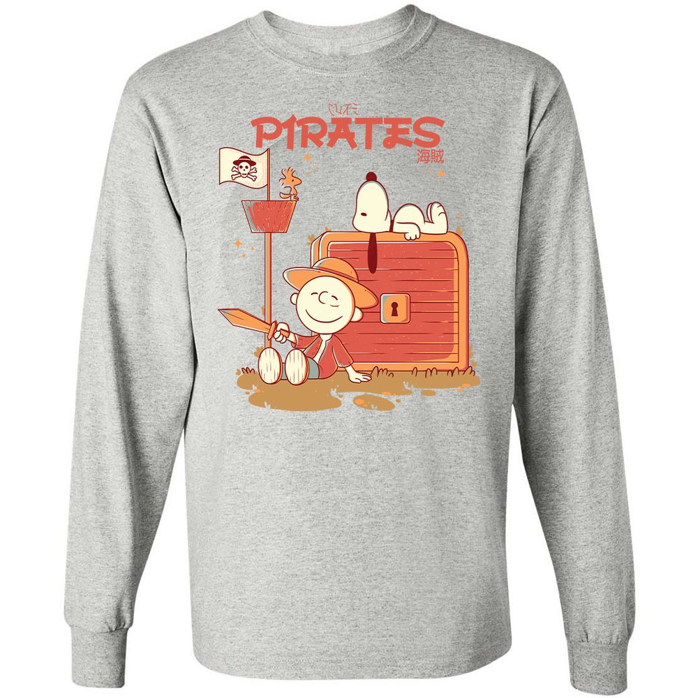 Long Sleeve T-Shirt - RAK7KSPQ - Ash - 5