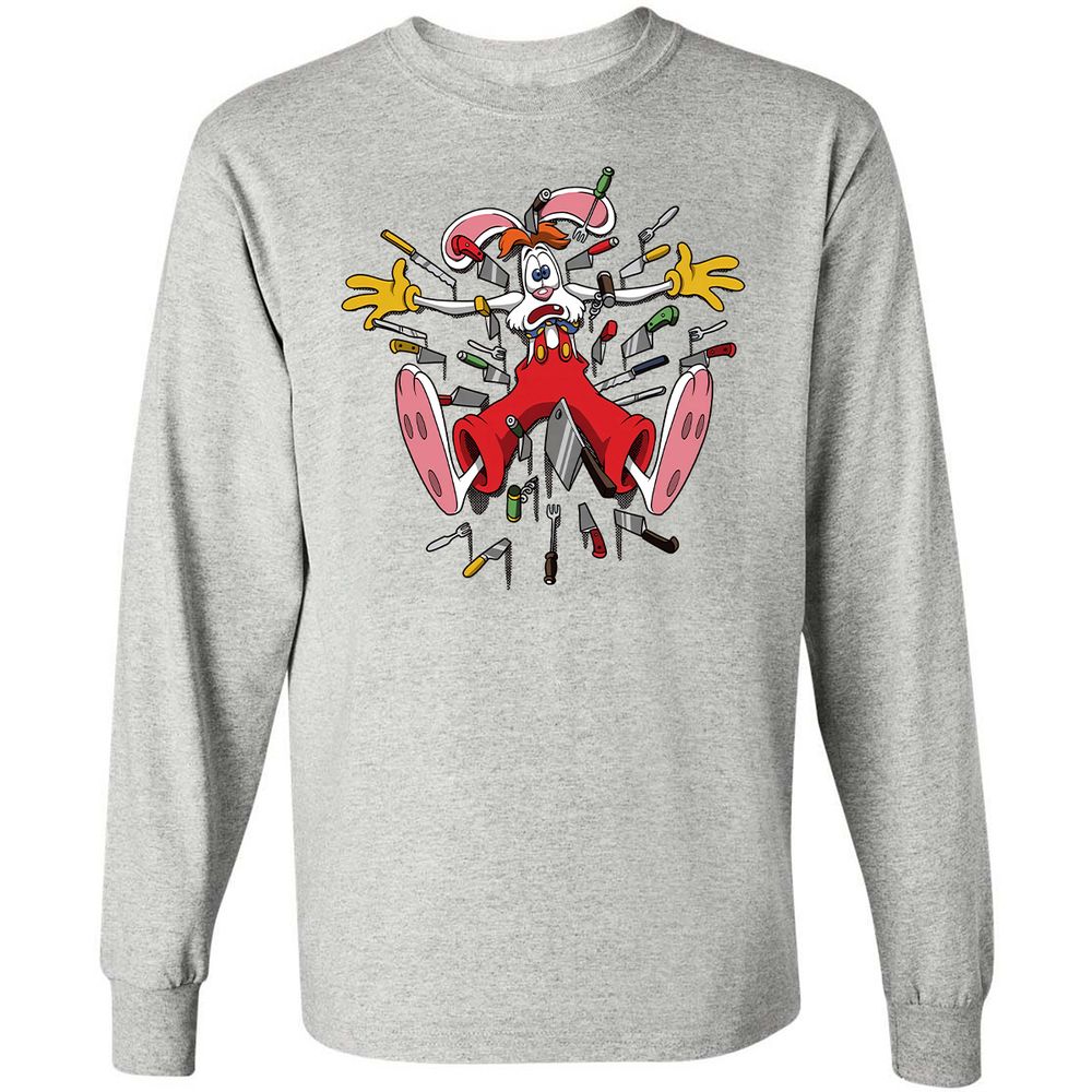 Long Sleeve T-Shirt - LDP4NP7H - Ash - 5