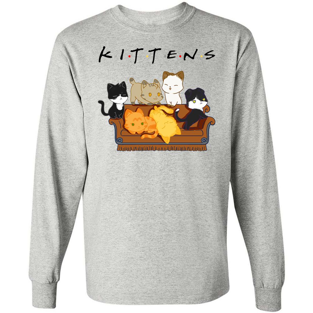 Long Sleeve T-Shirt - 8NKLZDZC - Ash - 5