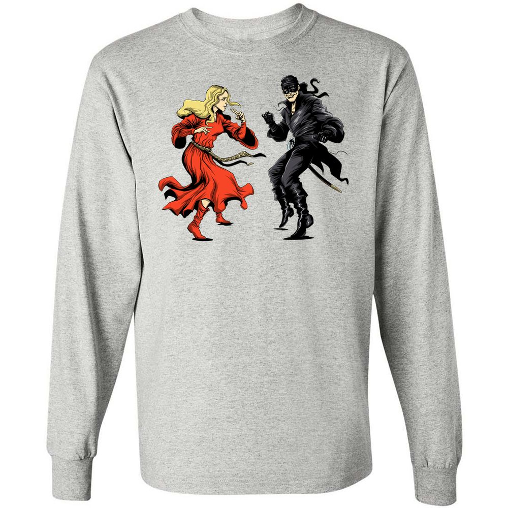 Long Sleeve T-Shirt - HAQXCRDK - Ash - 5