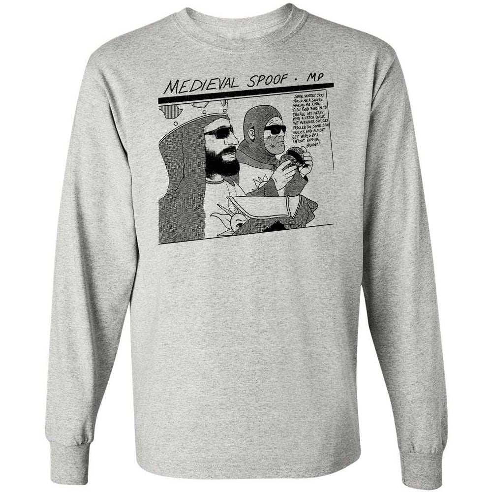 Long Sleeve T-Shirt - A8F14BKH - Ash - 5