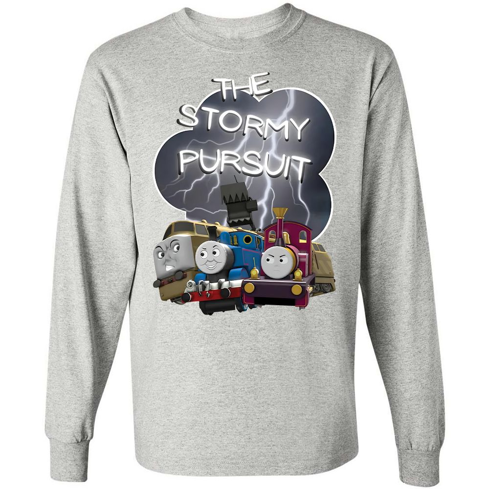 Long Sleeve T-Shirt - YUC9FEZK - Ash - 5