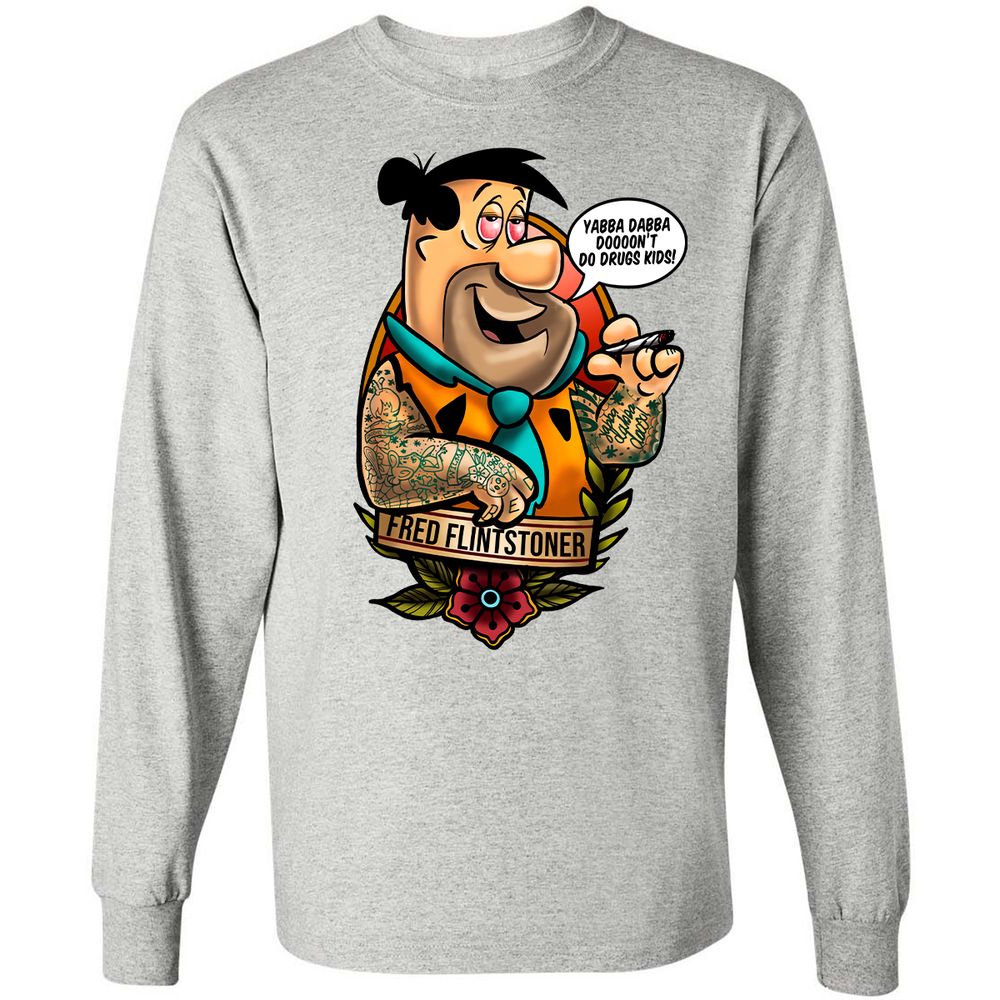 Long Sleeve T-Shirt - 4K4B9K2G - Ash - 5