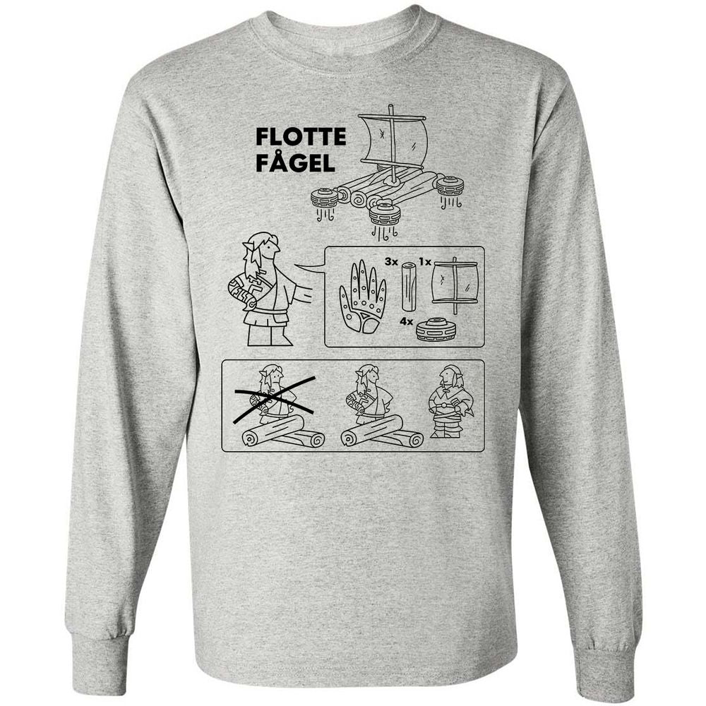 Long Sleeve T-Shirt - GYDLKMRZ - Ash - 5