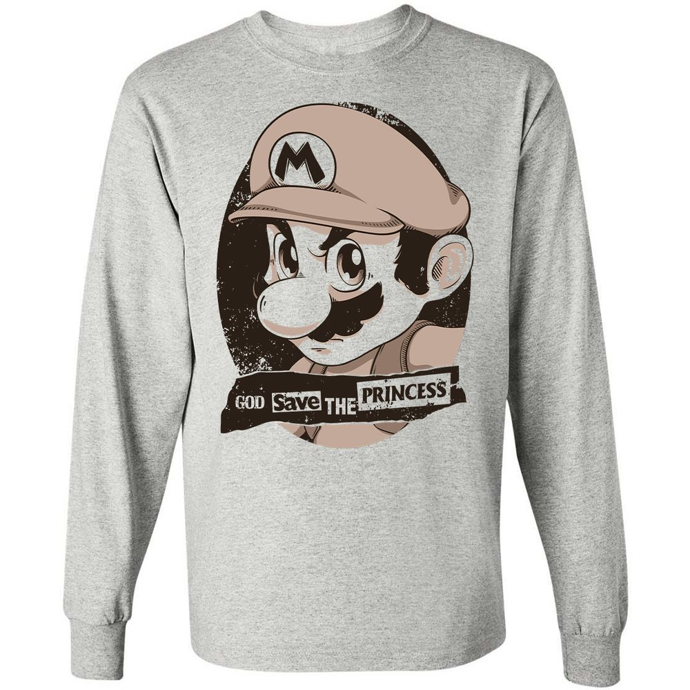 Long Sleeve T-Shirt - DMVSF6QW - Ash - 5