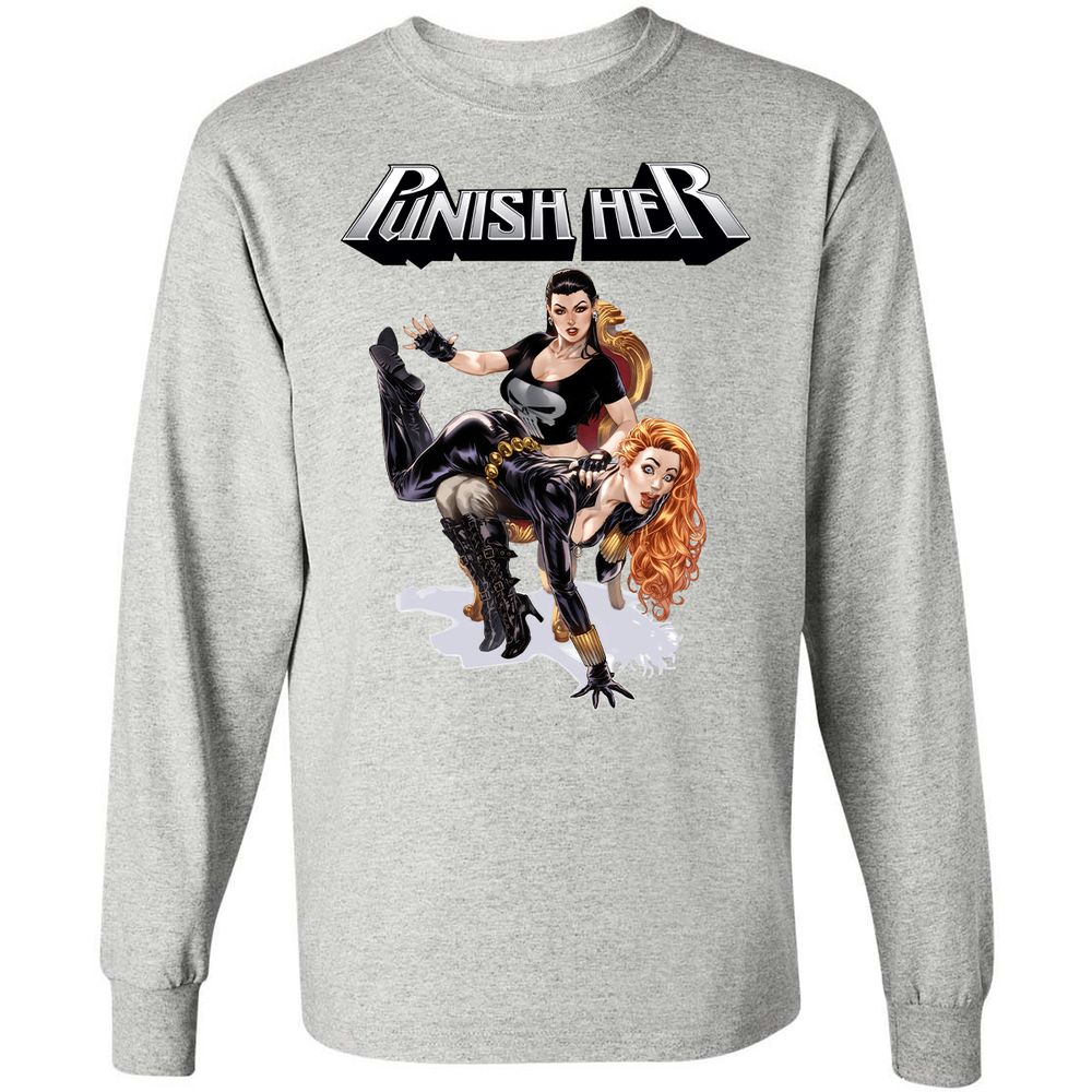 Long Sleeve T-Shirt - ZVTNKTYB - Ash - 5