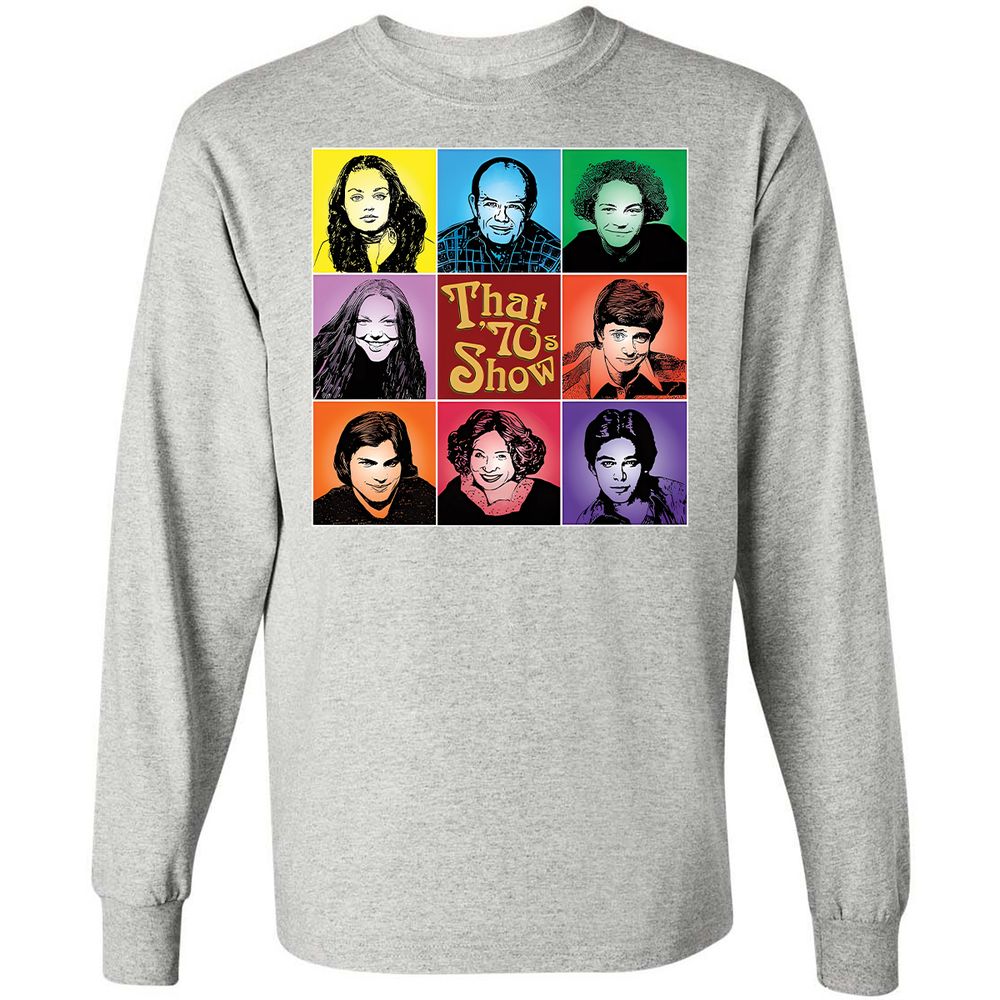 Long Sleeve T-Shirt - RPE8PUQ6 - Ash - 5