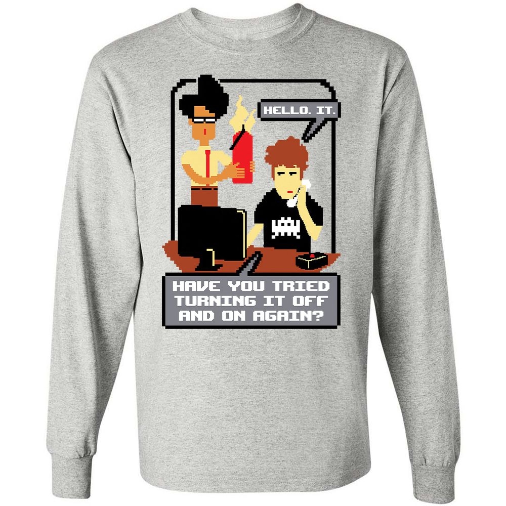 Long Sleeve T-Shirt - SQRDPTT9 - Ash - 5