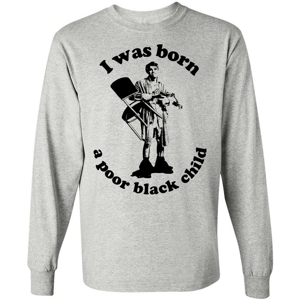 Long Sleeve T-Shirt - PEDNYFK6 - Ash - 5