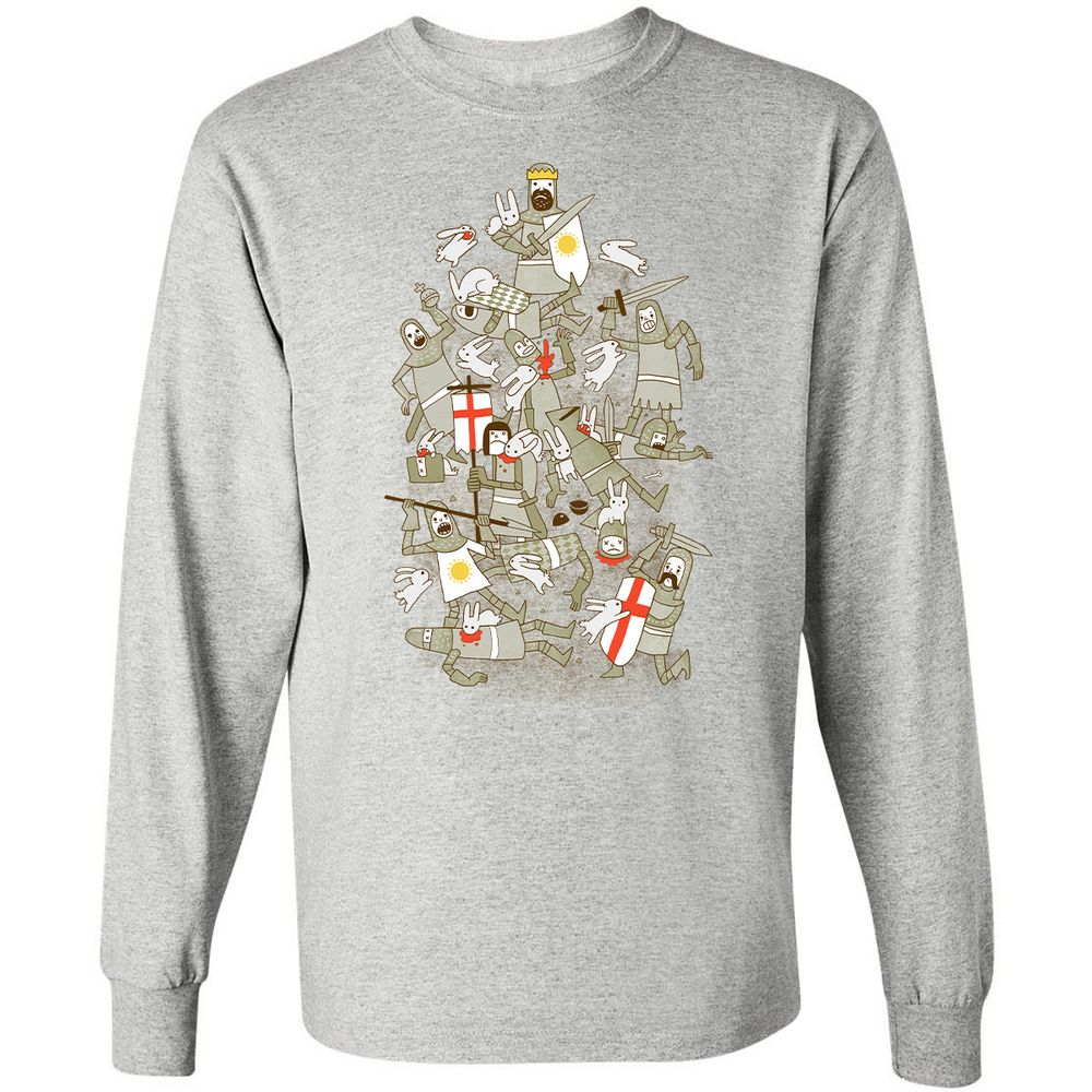 Long Sleeve T-Shirt - 8BE6Z8KB - Ash - 5