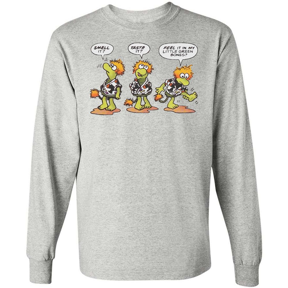Long Sleeve T-Shirt - 93KX2U9J - Ash - 5