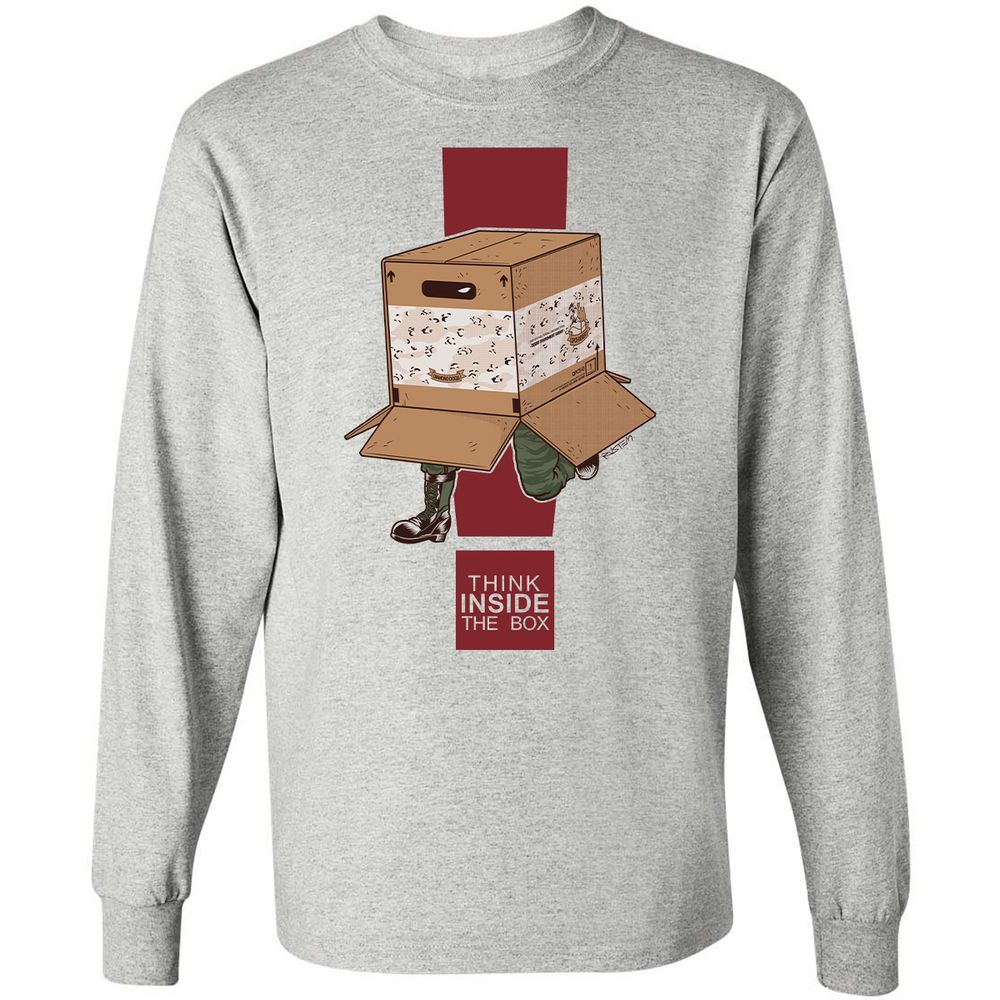 Long Sleeve T-Shirt - FV8ATEPD - Ash - 5