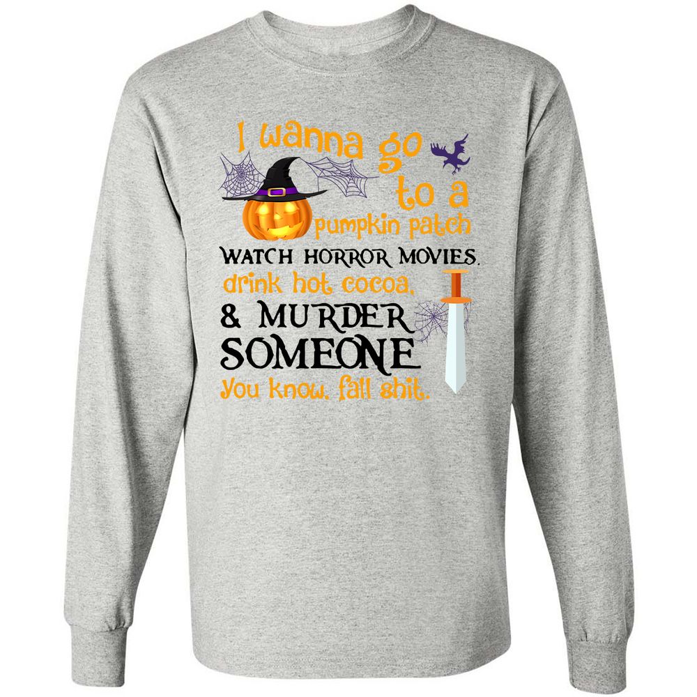 Long Sleeve T-Shirt - 6E9SEGP5 - Ash - 5
