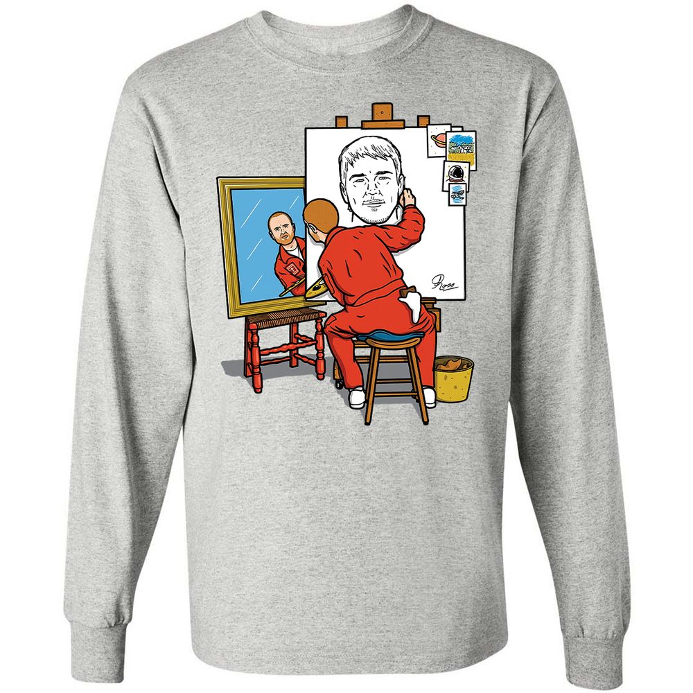 Long Sleeve T-Shirt - 9526STQY - Ash - 5